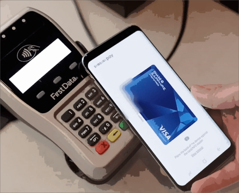 Оплата покупок с помощью Samsung Pay